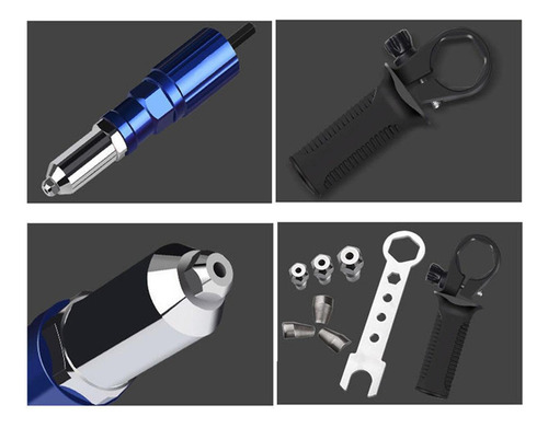 S Remache Eléctrico Pistola 2,4mm-4,8mm Remache Nuez Pistola