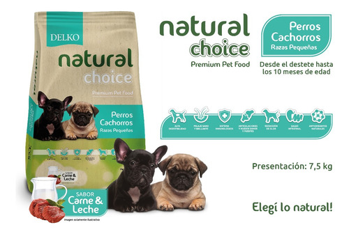 Delko Natural Choice Perros Cachorros Razas Pequeñas 7,5 Kgp