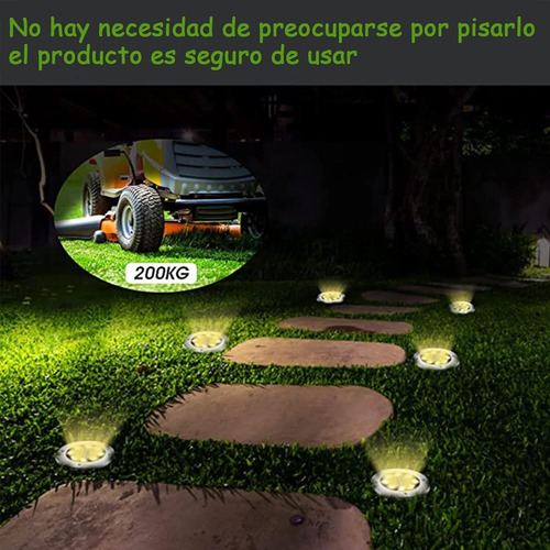 8pcs Luces Solares Iamparas Exterior Jardin Led Impere Ip65
