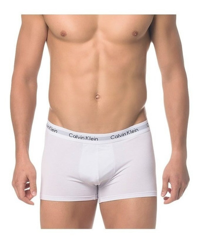 Kit Com 3 Cuecas Trunk Calvin Klein Original Algodão Boxer