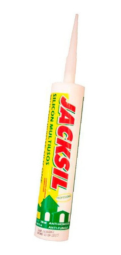 Caja Con 24 Silicones Jacksil Cristalino 280 Ml