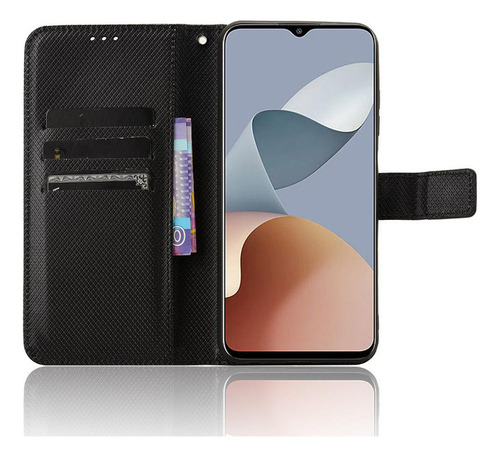 M Funda For Zte Axon 50 Lite Funda Magnética Tipo Cartera