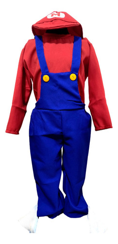 Disfraz De Mario Bros Para Niños Talla 4