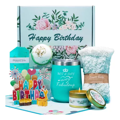  Regalos de cumpleaños para mujeres, cesta de regalo de