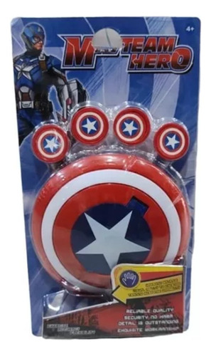 Lanzador Escudo Luz Sonido Heroe