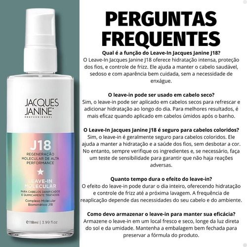 Leave-in Jacques Janine J18 118ml