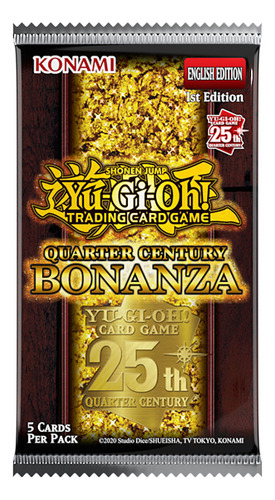 Yu-Gi-Oh! TCG Quarter Century Bonanza Booster Pack Idioma Inglés