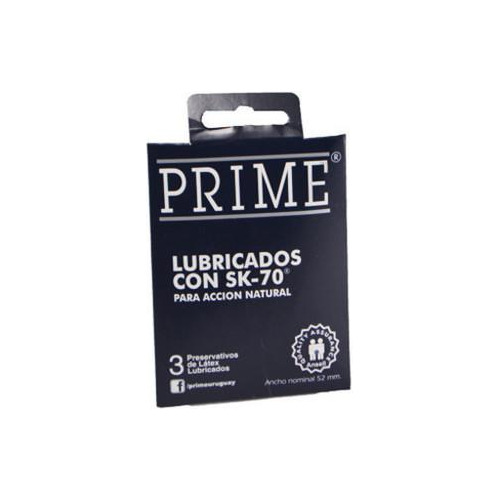 Preservatuvo Prime Lubricado X3 Unidades.