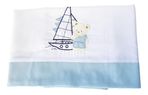 Imagen 1 de 2 de Sabanas Para Bebé Colecho 115 X 70 Cm Bordada 3 Pzas