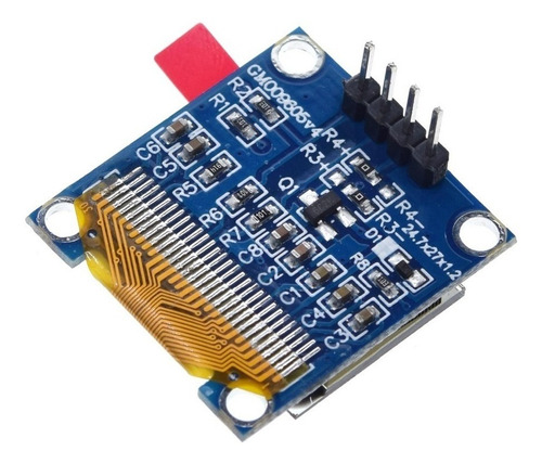 Modulo Display Oled 0.96 I2c Azul Amarelo Lcd Arduino Pic