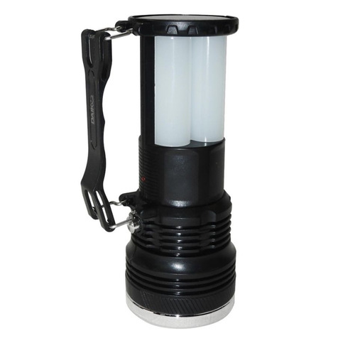 Linterna Recargable Y Solar Doble Iluminación Daiku