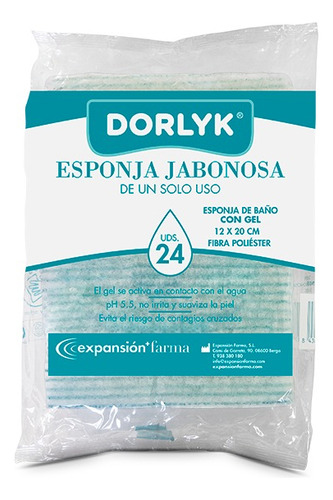 Pack Esponja Jabonosa Desechable Dorlyk 2 Bolsas 48 Unidades
