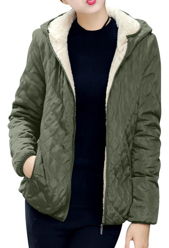 Abrigo Cálido Y Largo Para Mujer, Sudaderas Con Capucha, Cha