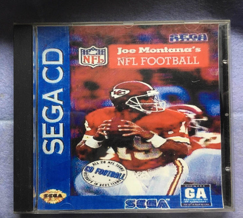 Juego Sega Cd Joe Montanas Nfl Football