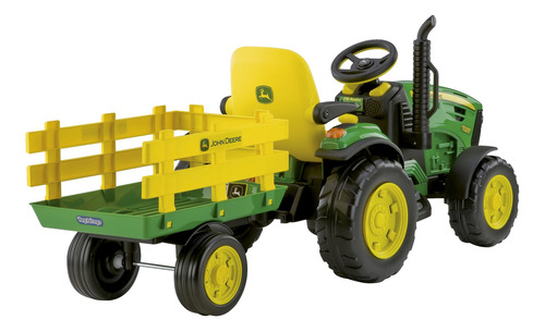 Trator Elétrico John Deere Ground Force 12volts - Pegperego