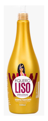 Shampoo #quero Liso Dka Cosméticos Sistema Avançado 1 It