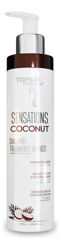 Shampoo Reconstrutor Coco Sensations Coconut Topmix