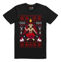 Comprar Playera Ugly Navidad  Baphomet #0001nv