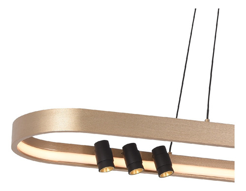 Lampara Colgante Nova Class 2cltp709 Dorado