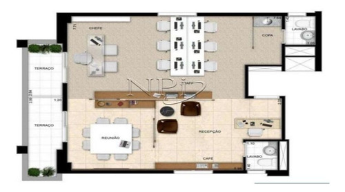 Imagem 11 de 14 de Alameda Paulista Office - Salas Comerciais No Jardim Paulista | Npi Imoveis. - V-291