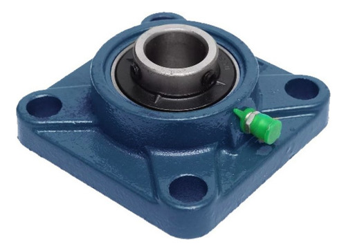 Mancal Quadrado Flange F209 + Rolamento Gy1112 Eixo 1.3/4mm
