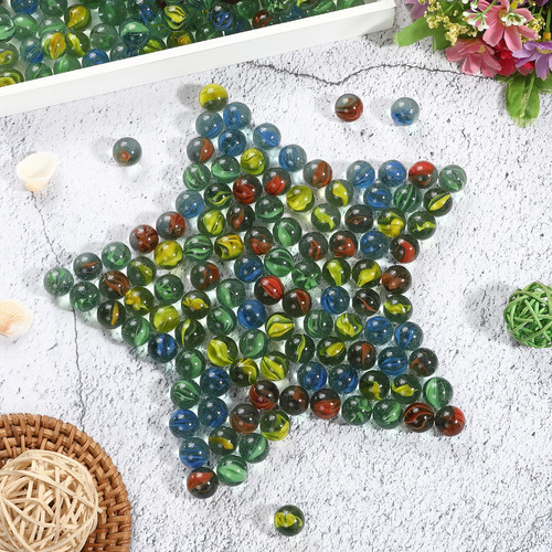 400 Piezas Mármol Vidrio Colores 14 Mm A Granel Juegos Niños