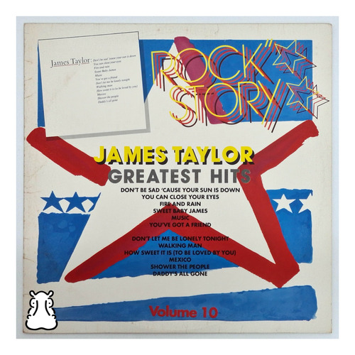 Lp James Taylor Greatest Hits - Rock Story 10 Disco De Vinil