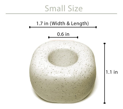 Mini Soporte Cepillo De Dientes Cerámica Mate Minimalista