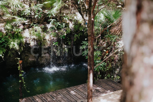Terreno Con Villa Y Cenote En Ruta De Los Cenotes, Puerto Morelos