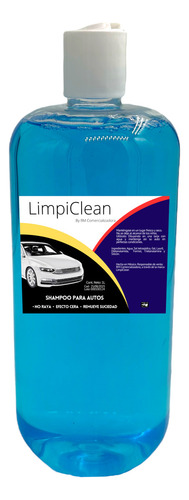 Limpiclean Shampoo Autos Jabón Efecto Cera Para Carroceria 1 L