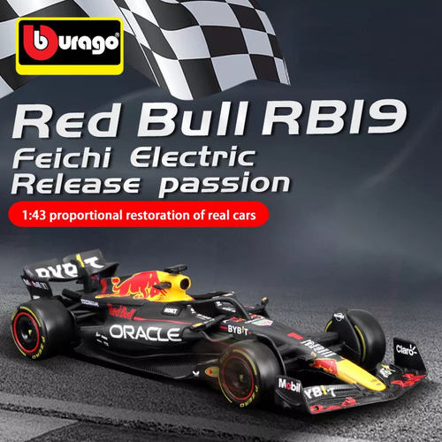 Auto A Escala Redbull F1 Rb19 2023 Sergio Checo Perez 1:43
