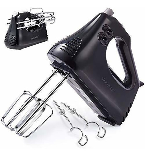 Hand Mixer, Mosaic Electric Mixer With Cord & Attachments S