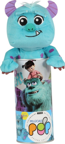 Imagem 1 de 4 de Pelúcia Lata Sulley 16cm Big Feet Monstros Pixar Pop Disney