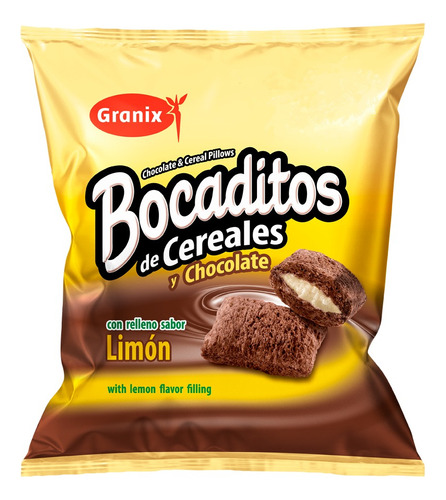 Bocadito Granix, Sabor A Limón 180g.