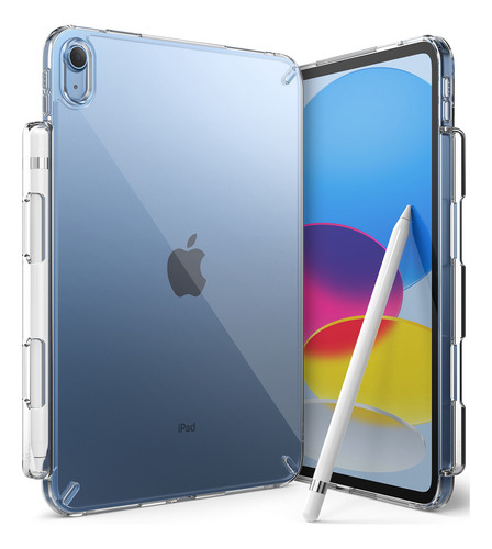 Estuche Funda | Ringke Fusion | Para Apple iPad 10 Gen 2022 | Décima Generación | Pantalla De 10.9 | Color Claro / Transparente | Protección Antichoque | Soporta Correas
