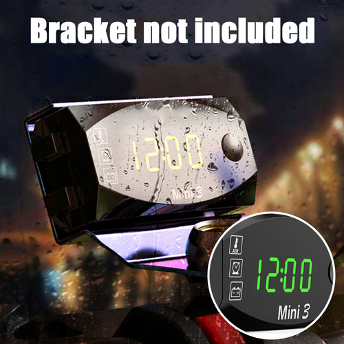Reloj Digital Con Voltímetro Marino Para Motocicletas, 6 V-3