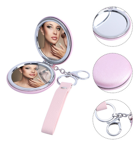 Llaveros Con Espejo Personalizados, Espejo De Tocador Con Do