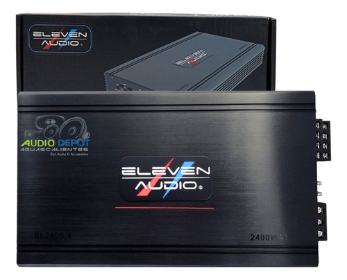 Amplificador Eleven Audio 2400.4 Para Voz 2400w Max