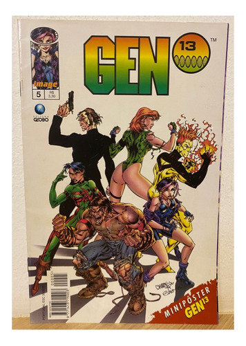Gibi Hq Gen13 N° 5 - Editora Globo Image - Excelente Estado (Usado)