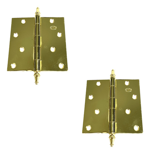 Bisagra Cuadrada 3-1/2 X3-1/2 Dorada (pack 2 Pz ) ***