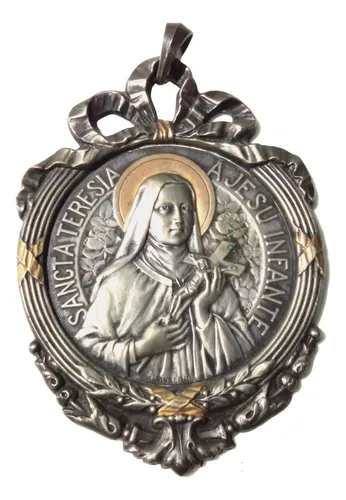 comprar Antigua Medalla Santa Teresita En Relieve 