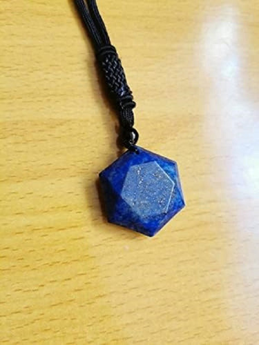 Collar Estrella Hexagonal Cuarzo Lapislázuli Amuleto Joyería