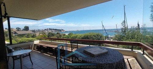 Excelente Depto. Con Privilegiada Ubicación Y Vista Al Mar.
