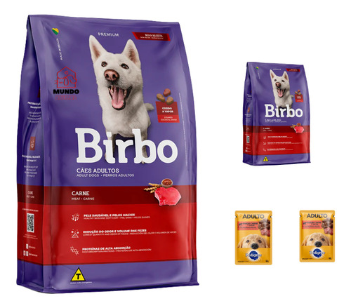 Birbo Premium Carne 25 Kg + 1 Kg Gratis + Regalos