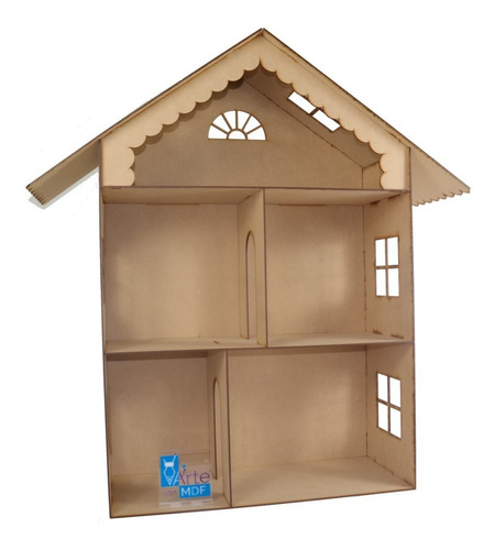 Imagen 7 de 8 de Casa De Muñecas Jenny Enorme De 90 Cm De Madera Mdf