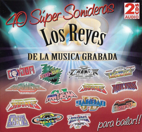 Los Reyes De La Música Grabada 40 Súper Sonideras 2 Cds