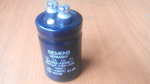 Capacitor Electrolitico 1000mf. 100volt. 