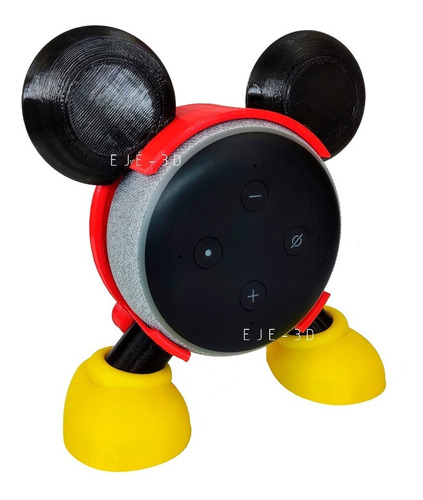 Porta Alexa Echo Dot 3rd Con Forma De Mickey Mouse