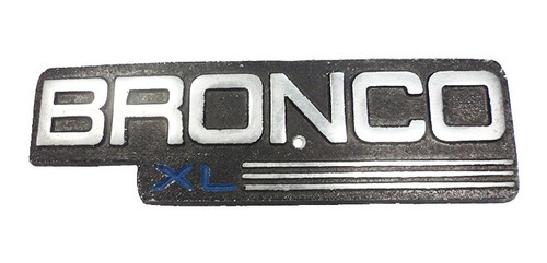 Emblema De Metal Palabra Bronco Xl