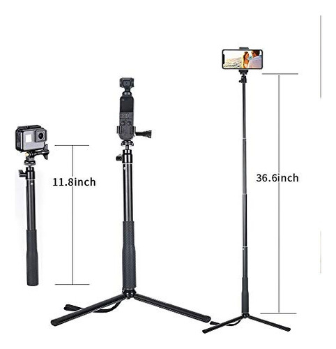 Smatree Selfie Stick Compatible Con Dji Osmo Pocket 2/osmo